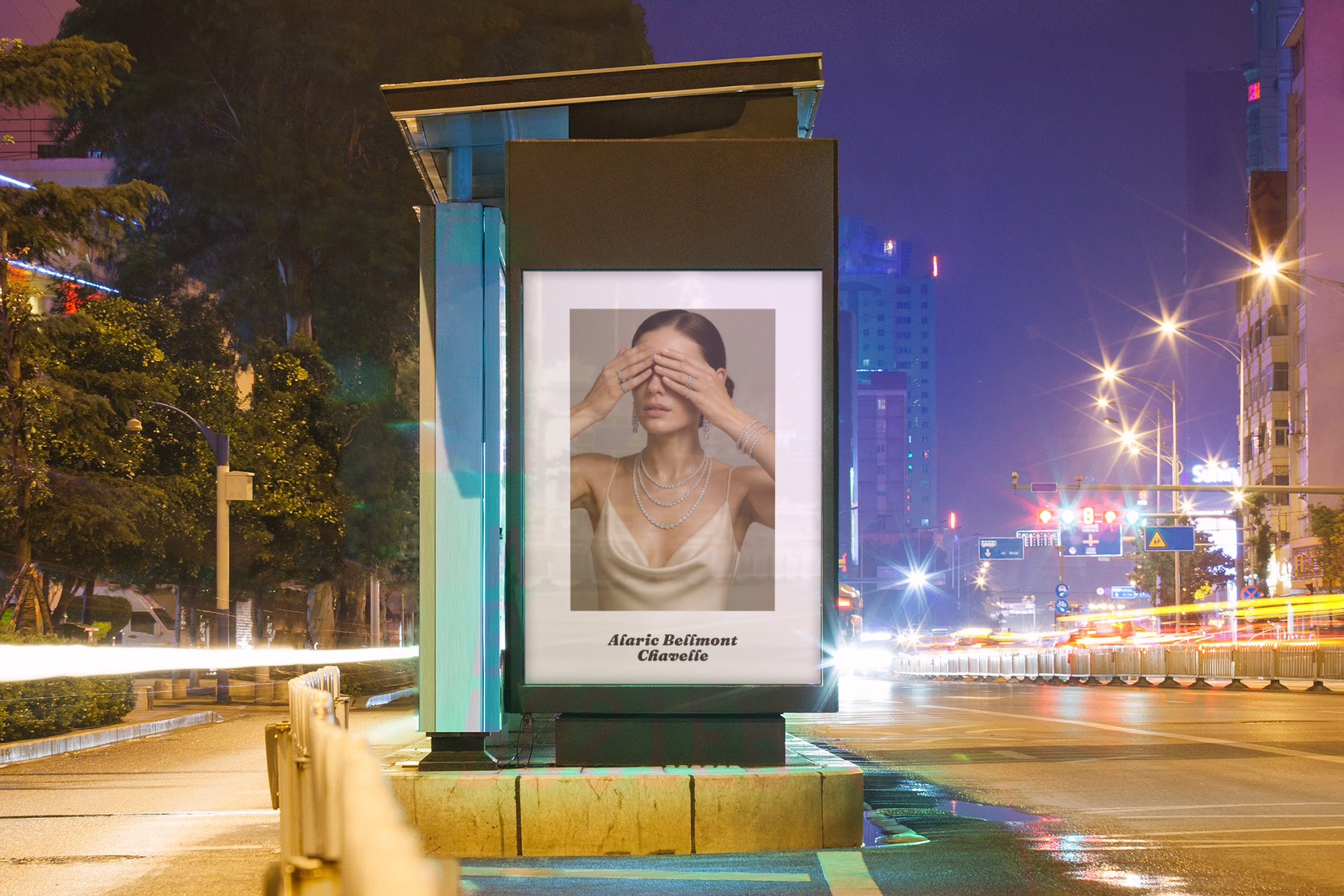 forenza studios, billboard, city, lights, fashion, alaric bellmont chavelle