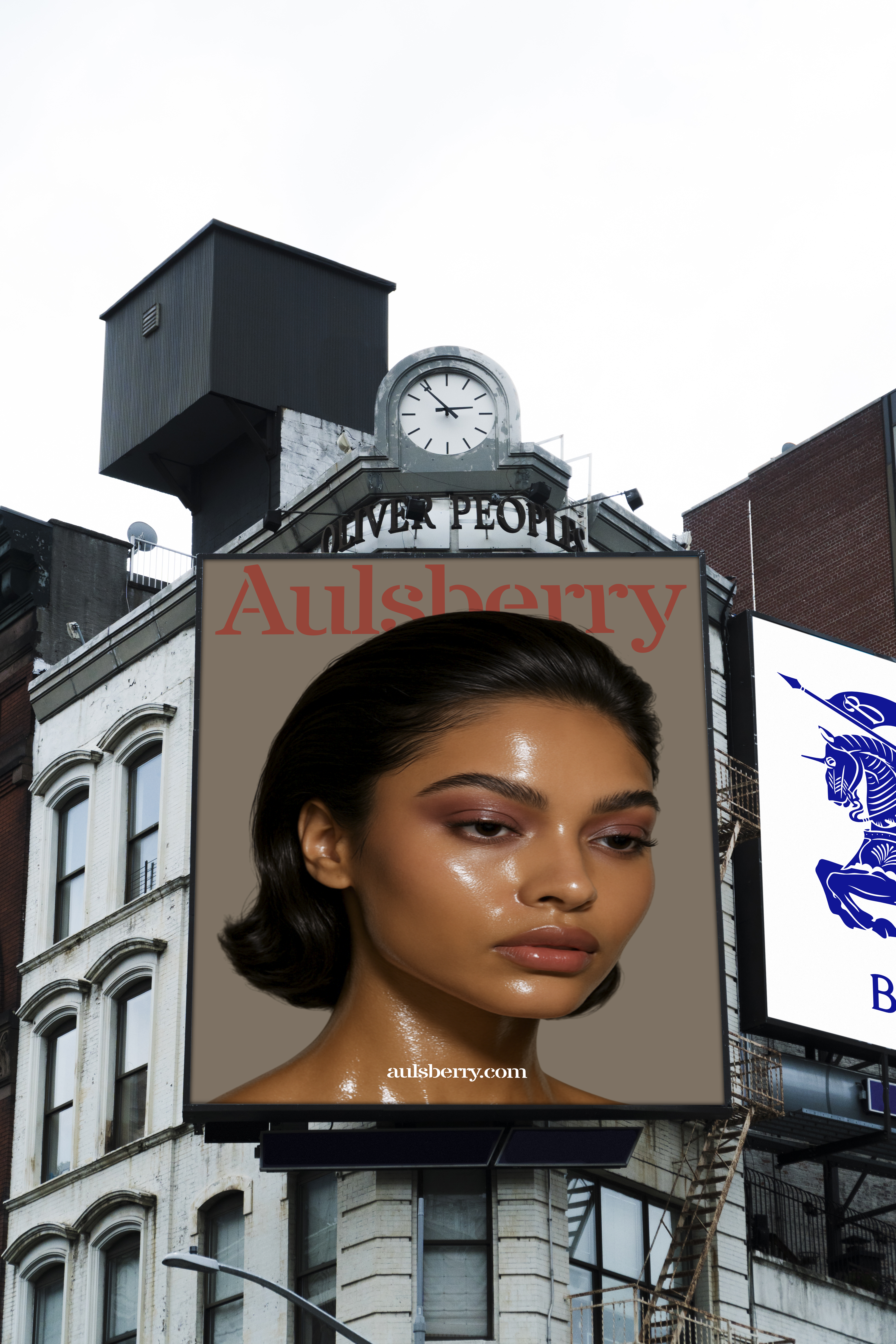 forenza studios, aulsberry, billboard, beauty, model