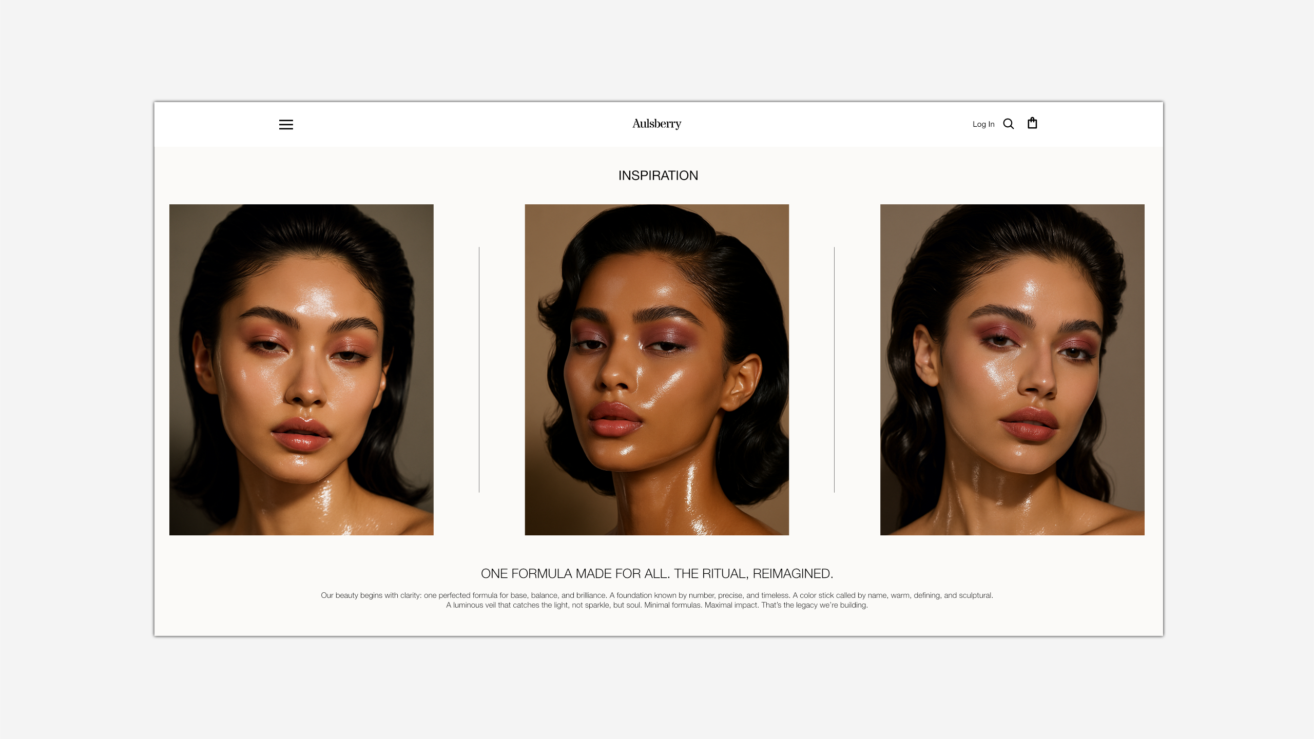 forenza studios, aulsberry, website, beauty, models